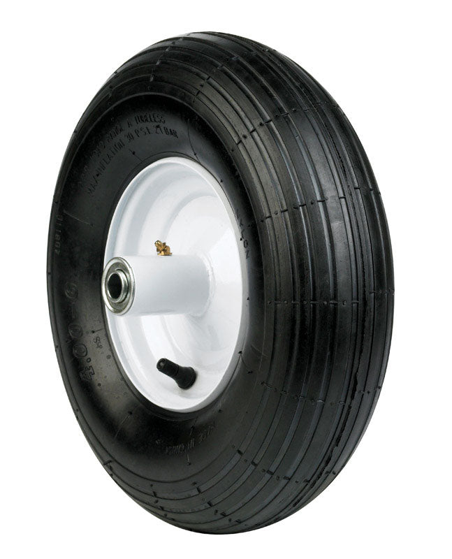 Arnold 6 in. x 14 in. 445 lb. cap. Centered Wheelbarrow Tire Rubber WB-466 1 pk
