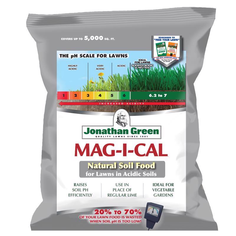 Jonathan Green Mag-I-Cal for Lawns in Acidic Soil Organic Soil Conditioner 5000 sq ft 18 lb 11353