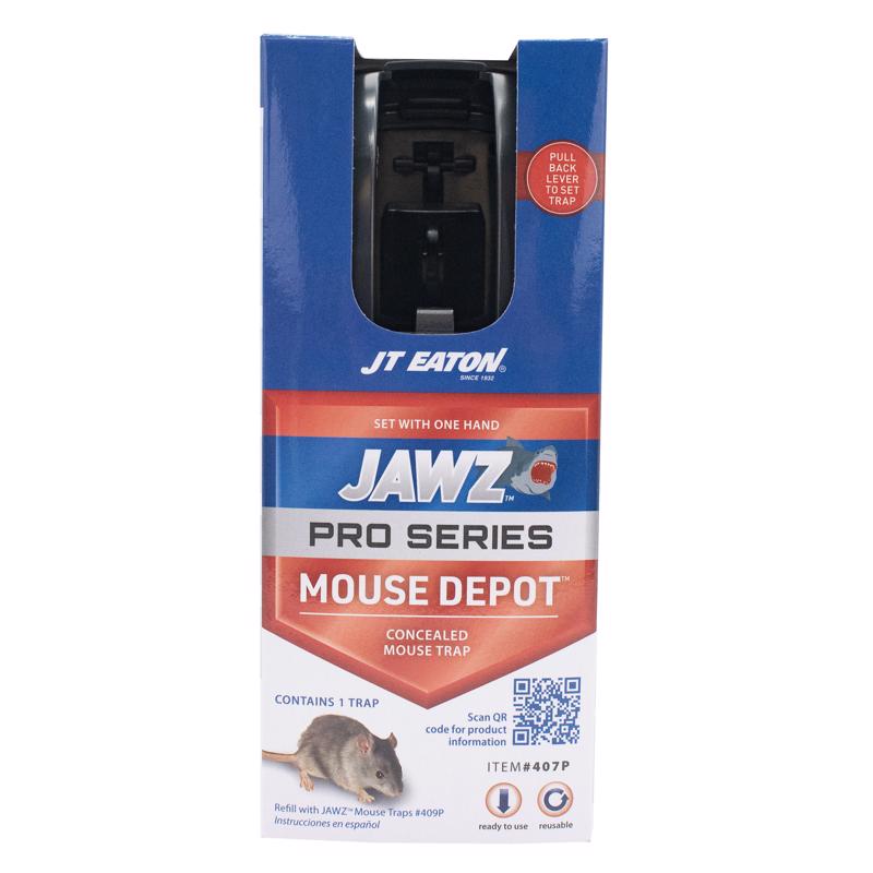 JT Eaton JAWZ Pro Series Small Covered Animal Trap For Mice 407P 1 pk
