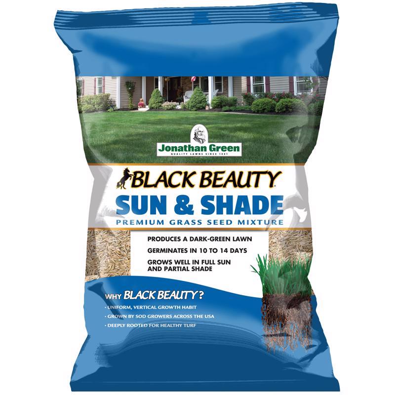 Jonathan Green Black Beauty Sun and Shade Mixed Partial Shade/Sun Grass Seed 15 lb 12004