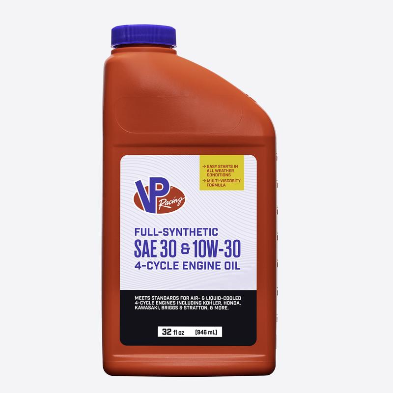 VP Racing Fuels 10W-30 4-Cycle Synthetic Motor Oil 32 oz 2921 1 pk, Pack of 6