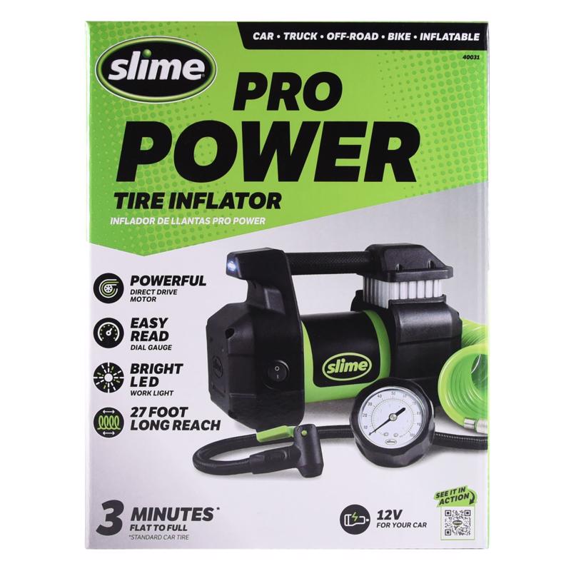 Slime Pro Power 12 V 100 psi Tire Inflator 40031, Pack of 2