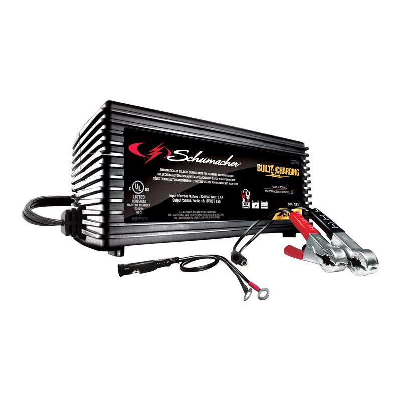 Schumacher Automatic 12 V 1.5 amps Battery Charger/Maintainer SC1355, Pack of 2