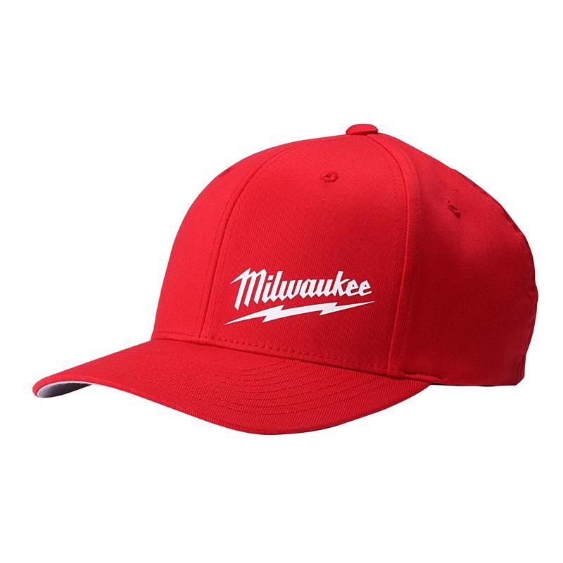 Milwaukee FlexFit Hat Red L/XL 504R-LXL