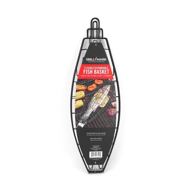 Grill Mark Steel Fish Basket 00126ACE 1 pk
