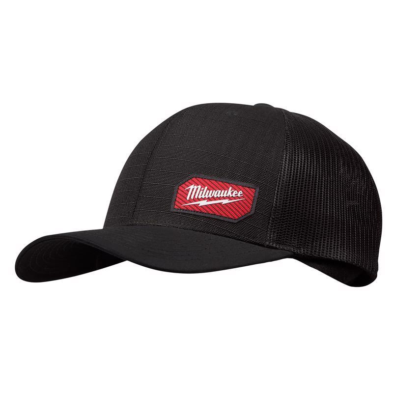 Milwaukee Gridiron Snapback Trucker Hat Black One Size Fits Most 505B
