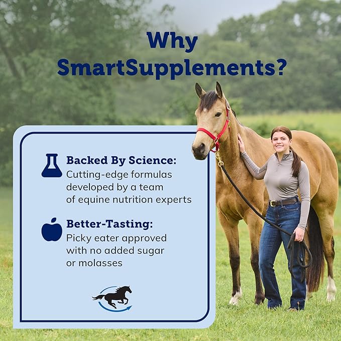SmartMuscle® Mass Pellets | Horse Muscle Supplements, Bioactive Whey, Gamma Oryzanol, and More | Ideal for Lean Muscle Development and Maintenance | 56 Servings | 10 lb Bucket
