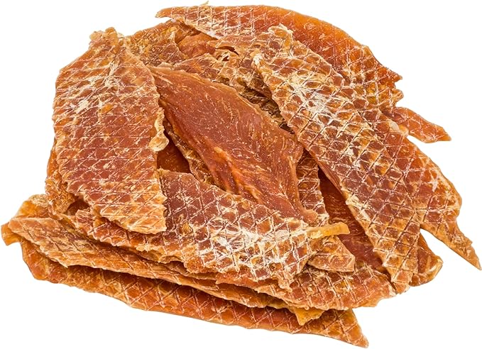 hotspot pets Dehydrated Chicken Breast Tenders- USA Chicken Breast -1lb Reasealable Bag, All-Natural, Made in USA - High Protein, Low Fat, Raw Dehydrated Chicken Breast Fillets Dog Treats
