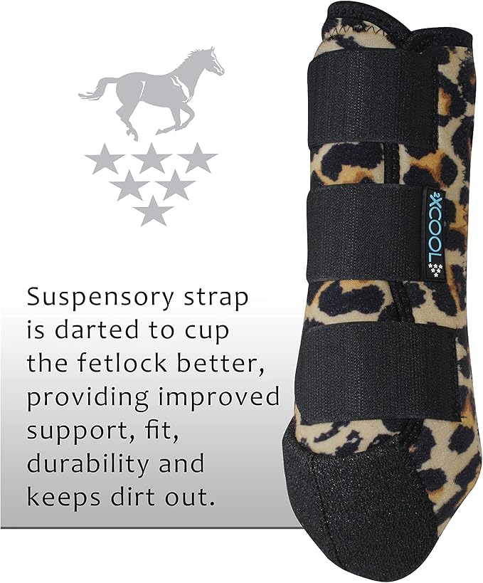 Professional's Choice 2XCOOL Sports Medicine Horse Boots | Protective & Breathable Design for Ultimate Comfort, Durability & Cooling in Active Horses | 2 Pack