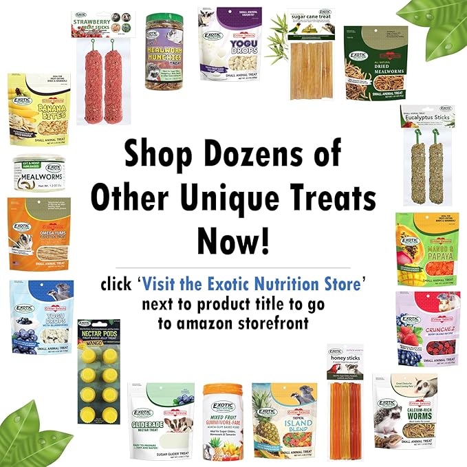 Exotic Nutrition Green Pea Flakes (8 oz.) - Healthy Natural Dried Vegetable Treat - for Rabbits, Guinea Pigs, Hamsters, Chinchillas and Small Pets