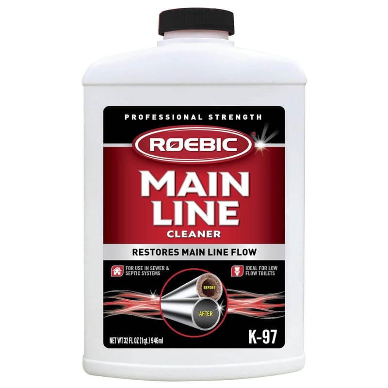 Roebic Liquid Main Line Cleaner 1 qt K-97Q-4