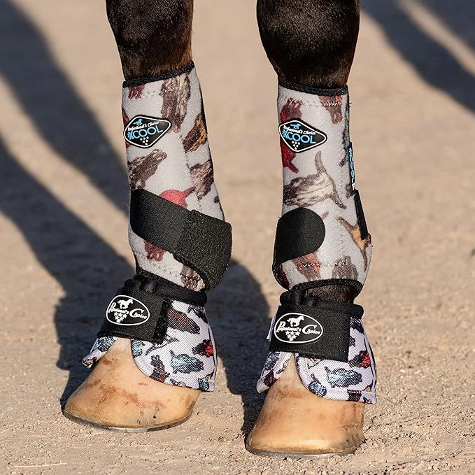 Professional's Choice Ballistic Overreach Bell Boots for Horses | Superb Protection, Durability & Comfort | Quick Wrap Hook & Loop
