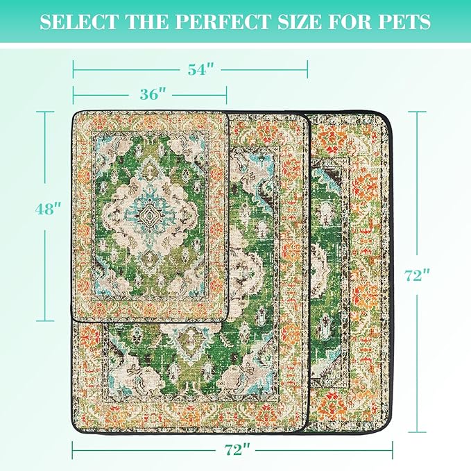 Thicken Washable Pee Pads for Dogs, 2 Pack Waterproof Reusable Pee Pads for Dogs,36"x48" Super Absorbent Leakproof Dog Pads, Non-Slip Potty Pads for Floor, Crate, Couch, Whelping Pads Pet Supplies