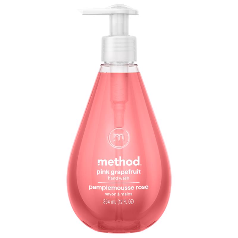 Method Pink Grapefruit Scent Gel Hand Wash 12 oz