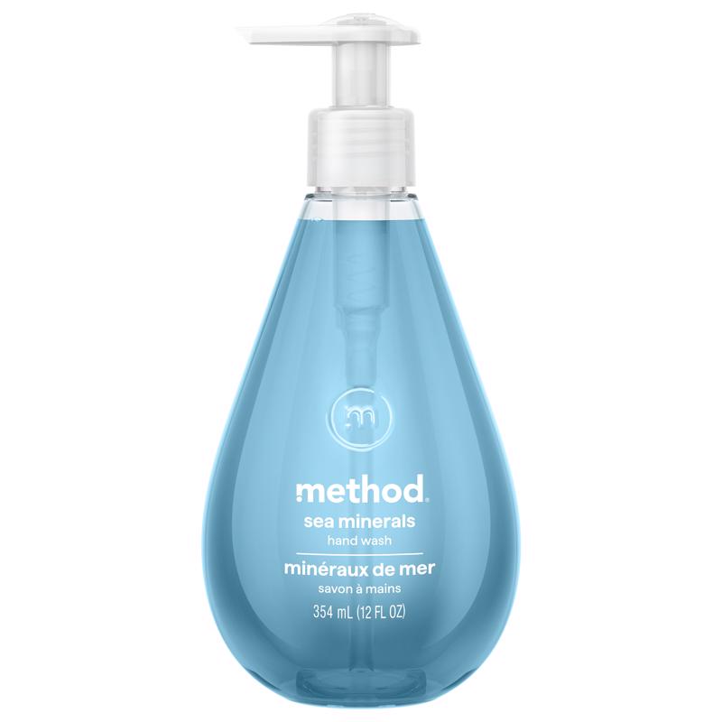 Method Sea Mineral Scent Gel Hand Wash 12 oz 00162, Pack of 6