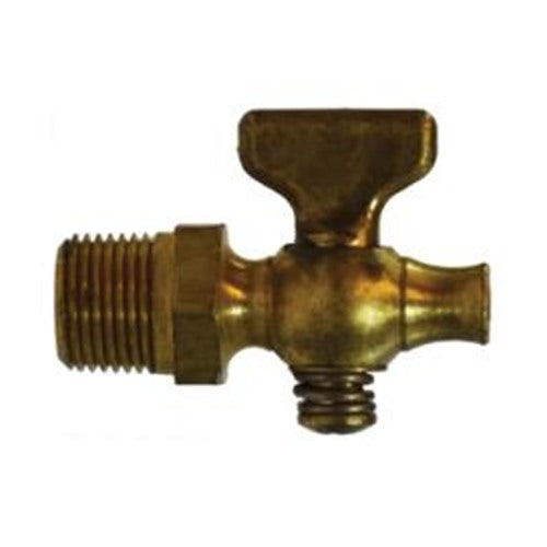 Straight Nose X Male Iron Pipe Tee Hex — Brass Fittings