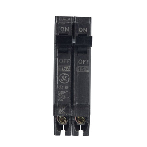 GE Q-Line 15 amps Standard 2-Pole Circuit Breaker THQP215