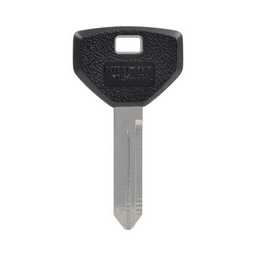 HILLMAN Traditional Key Automotive Key Blank Double For Chrysler Black/Silver 83852, Pack of 5