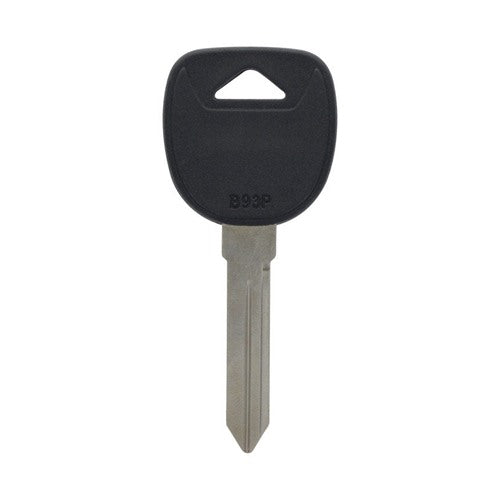HILLMAN Traditional Key Automotive Key Blank Double For GM Black/Silver 88892, Pack of 5