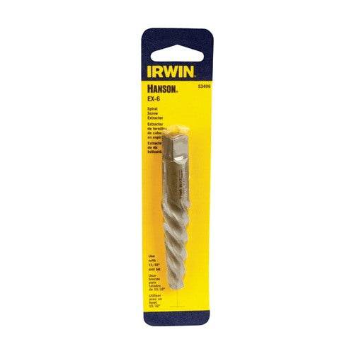 Irwin Hanson 13/32 in. X 13/32 in. D Carbon Steel Spiral Screw Extractor 6 in. 53406 1 pc