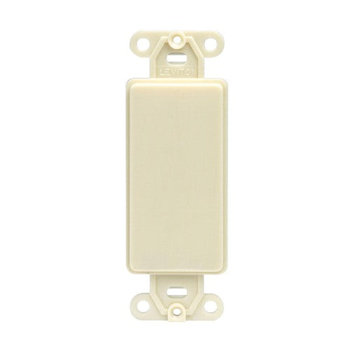 Leviton Decora Ivory 1 gang Nylon Decorator Wall Plate 80414-00I 1 pk
