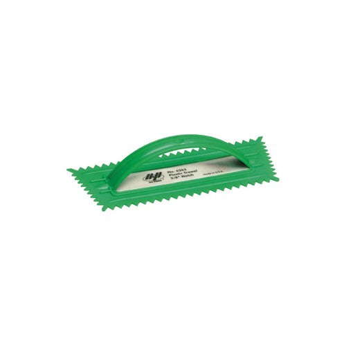 Marshalltown QLT 4-1/4 in. W Plastic Notched Trowel 6263