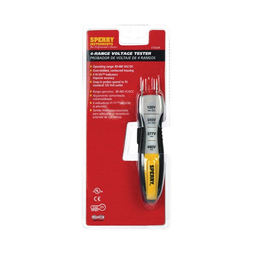 Sperry 80-480 V 4 Range Voltage Tester ET6204
