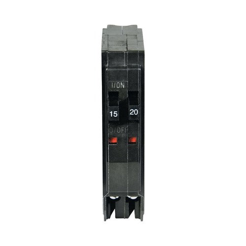 Square D 15/20 amps Tandem Single Pole Circuit Breaker QOT1520CP