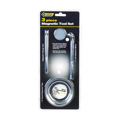 Steel Grip Silver Magnetic Tool Set 1 lb. pull DR67849 3 pc