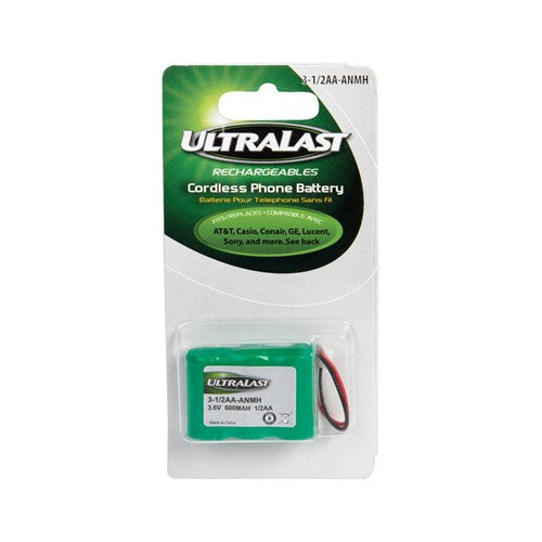 UltraLast Ni-Cad AA 3.6 V 0.6 mAh Cordless Phone Battery 3-1/2AA-ANMH 1 pk