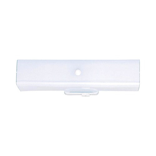 Westinghouse White 2 lights Incandescent Bathroom Channel Fixture Wall Mount 6640300