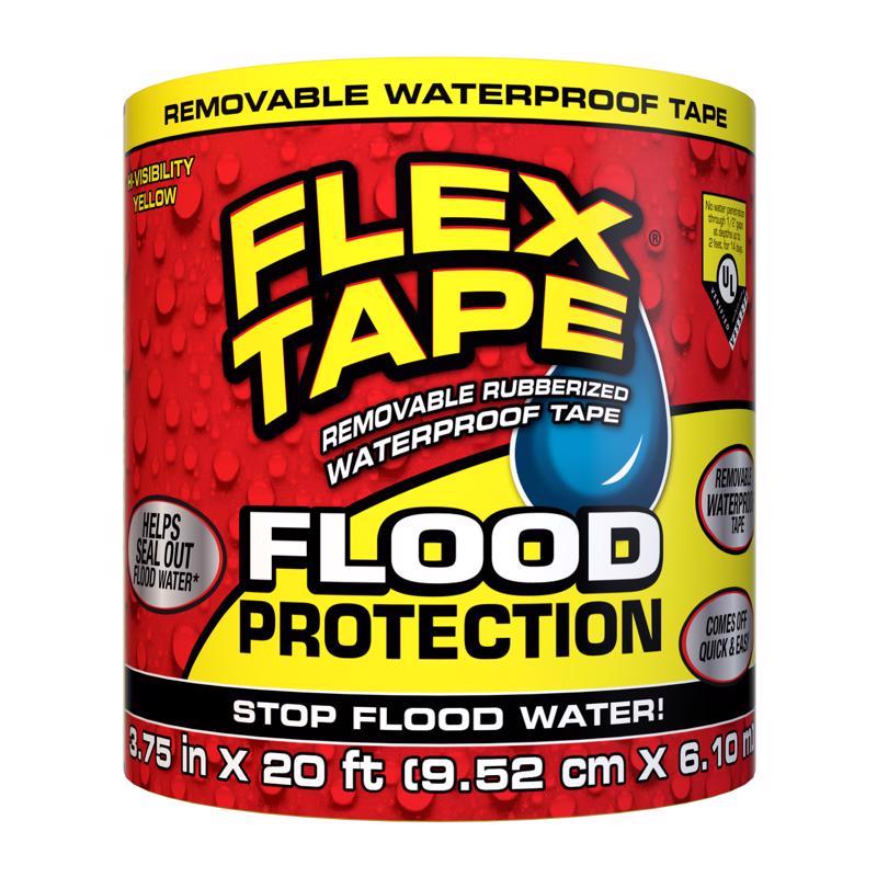 Flex Seal Family of Products Flood Protection 3.75 in. W X 20 ft. L Yellow Waterproof Repair Tape RTSYELR0420
