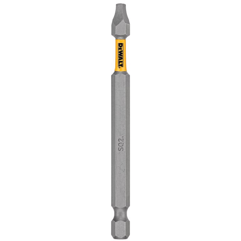 DeWalt Max Fit Square #2 X 3.5 in. L Screwdriver Bit Steel DWA3SQ2MF 1 pk