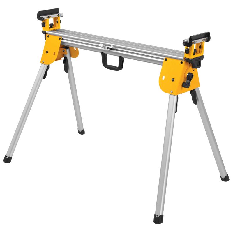 DEWALT Aluminum 32 in. H X 100 in. W Miter Saw Stand 500 lb Yellow DWX724 1 pc