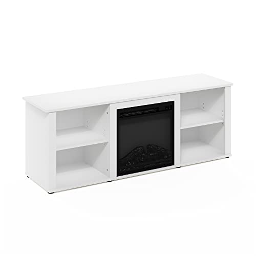 Classic 3 Tier Fireplace TV Stand for TV up to 60 Inch