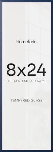 8x24 Blue Panoramic Picture Frame