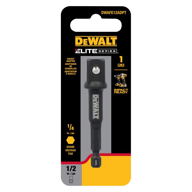 DeWalt ELITE SERIES 1/2 in. drive Socket Adapter DWAFE12ADPT 1 pc
