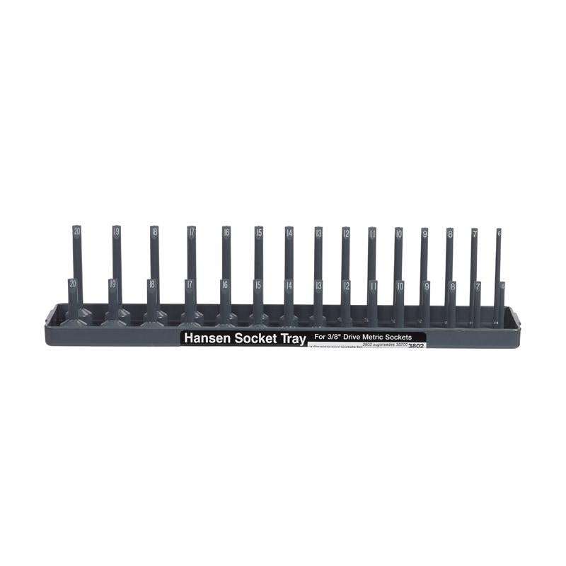 Hansen Global 13.3 in. L X 3/8 in. drive Metric Socket 3802 1 pc