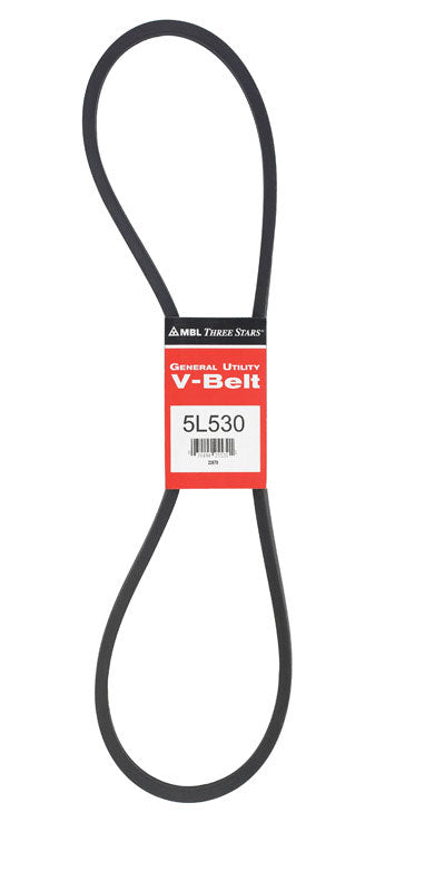 Mitsuboshi FHP General Utility V-Belt 0.63 in. W X 53 in. L For Fractional Horsepower Motors 5L530A