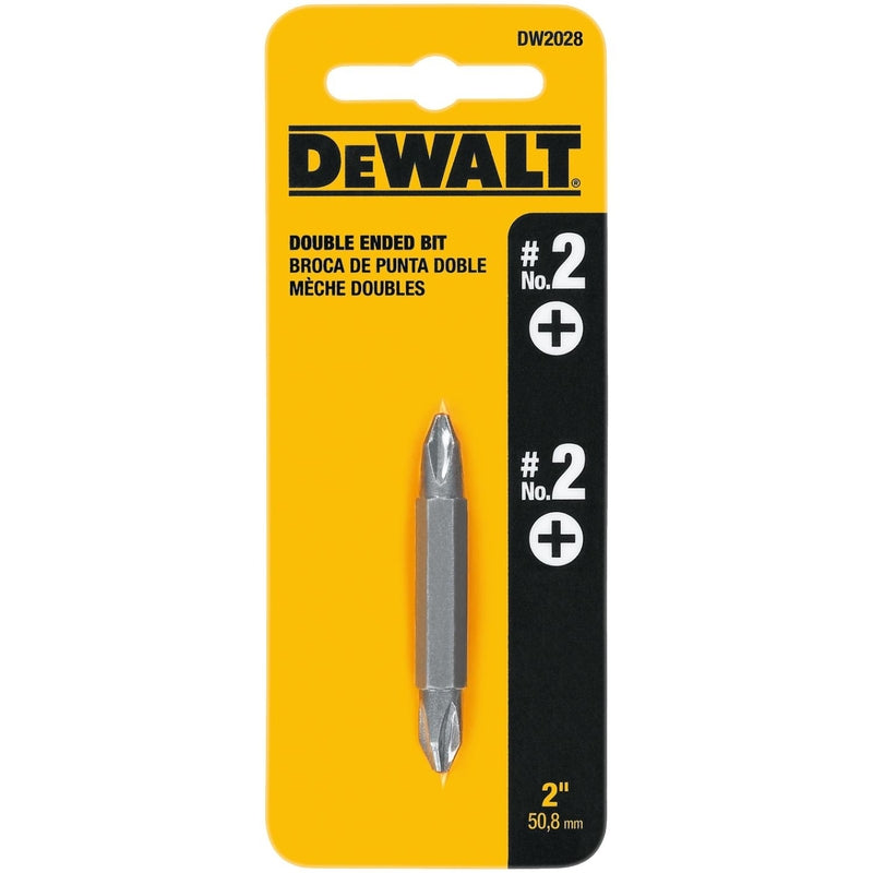 DeWalt Phillips #2 X 2 in. L Double-Ended Screwdriver Bit Heat-Treated Steel DW2028 1 pc