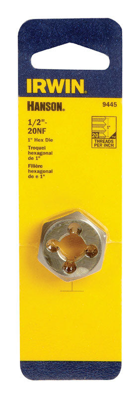 Irwin Hanson SAE 1/2 in. Hexagon Die 9445