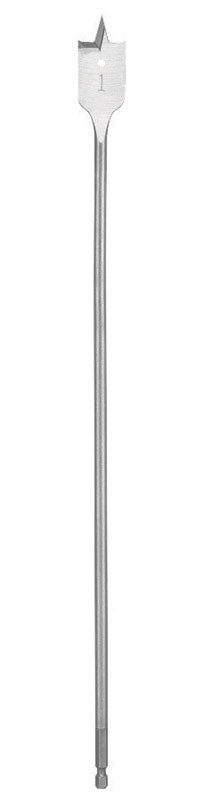 Milwaukee 5/8 in. X 16 in. L High Carbon Steel Flat Boring Bit Quick-Change Hex Shank 48-27-0180 1 pc