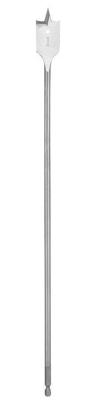 Milwaukee 1/2 in. X 16 in. L High Carbon Steel Flat Boring Bit Quick-Change Hex Shank 48-27-0175 1 pk