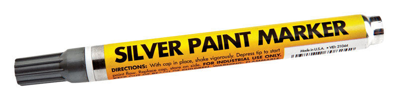 Forney Silver Valve Tip Paint Marker 70824 1 pk