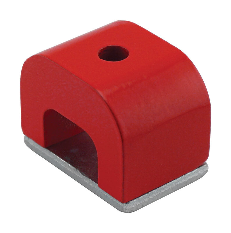 Magnet Source 1.18 in. L X .78 in. W Red Horseshoe Magnet 13 lb. pull 07270 1 pc