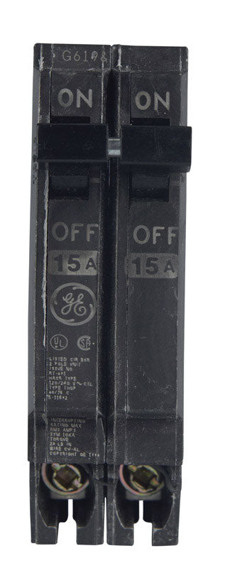 GE Q-Line 15 amps Standard 2-Pole Circuit Breaker THQP215