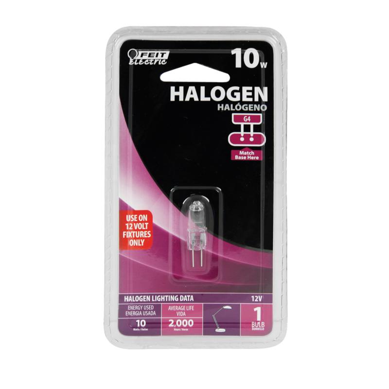 Feit 10 W JC Specialty Halogen Bulb 100 lm Bright White BPQ10T3/RP 1 pk