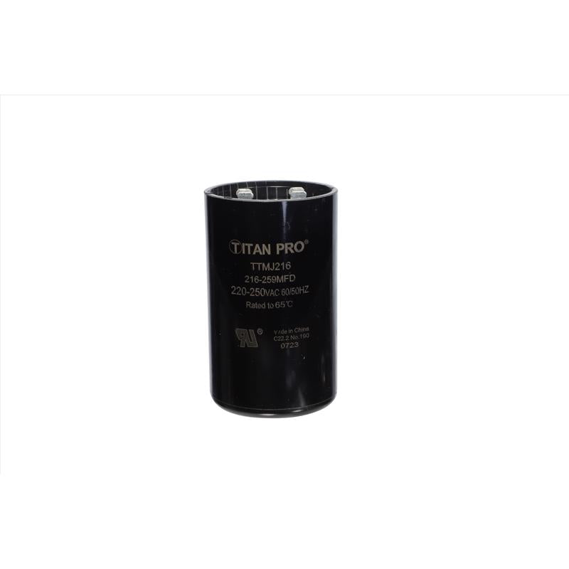 Titan Pro 216-259 MFD 250 V Round Start Capacitor TTMJ216