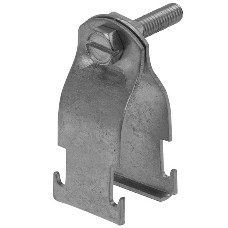 Korefit 1/2 in. Galvanized Steel Clamp Connector For Rigid, IMC and EMT RKF1211AS EG 1 pk