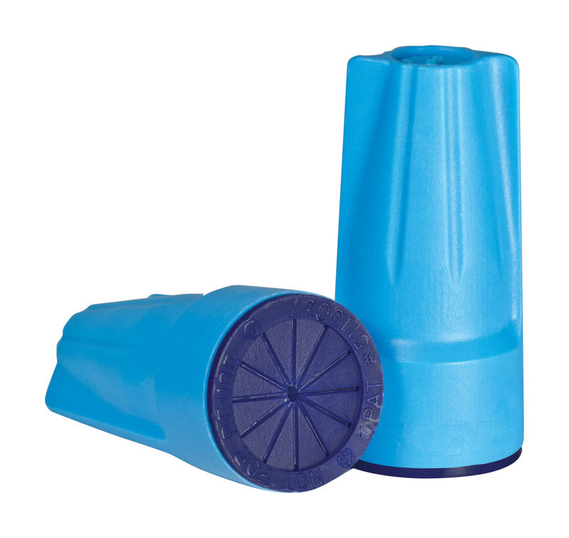King Innovation DryConn 14-6 AWG Copper Wire Waterproof Wire Connector Aqua/Blue 62310 3 pk